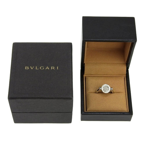 Bague 51 Bvlgari Bvlgari - Bague Flip en or blanc 18K avec diamants et onyx 58 Facettes kntxxx
