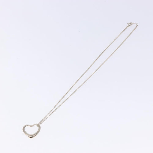 Collier Tiffany & Co. Elsa Peretti Open Heart Pendant Necklace Sterling Silver 58 Facettes pd2677