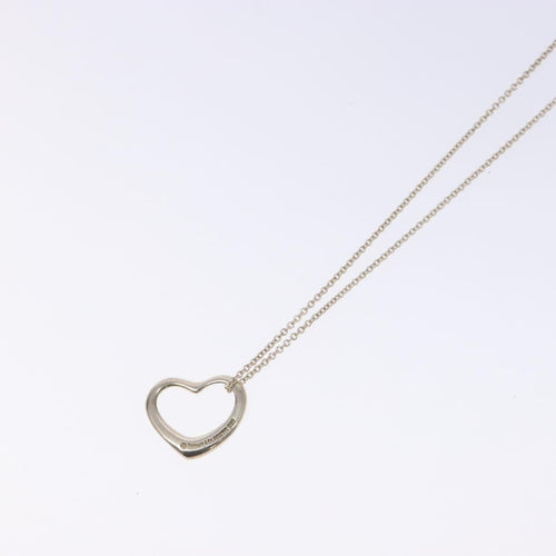 Collier Tiffany & Co. Elsa Peretti Open Heart Pendant Necklace Sterling Silver 58 Facettes pd2677