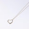 Collier Tiffany & Co. Elsa Peretti Open Heart Pendant Necklace Sterling Silver 58 Facettes pd2677