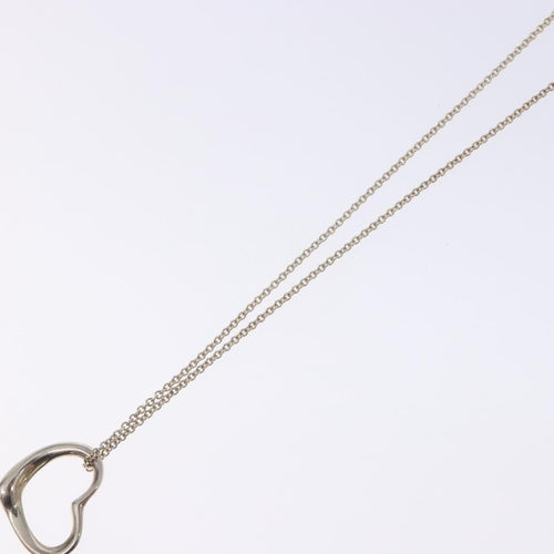 Collier Tiffany & Co. Elsa Peretti Open Heart Pendant Necklace Sterling Silver 58 Facettes pd2677