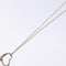 Collier Tiffany & Co. Elsa Peretti Open Heart Pendant Necklace Sterling Silver 58 Facettes pd2677