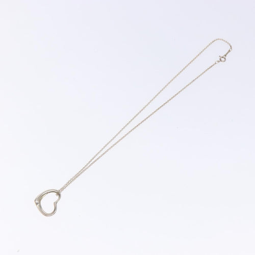Collier Tiffany & Co. Elsa Peretti Open Heart Pendant Necklace Sterling Silver 58 Facettes pd2677