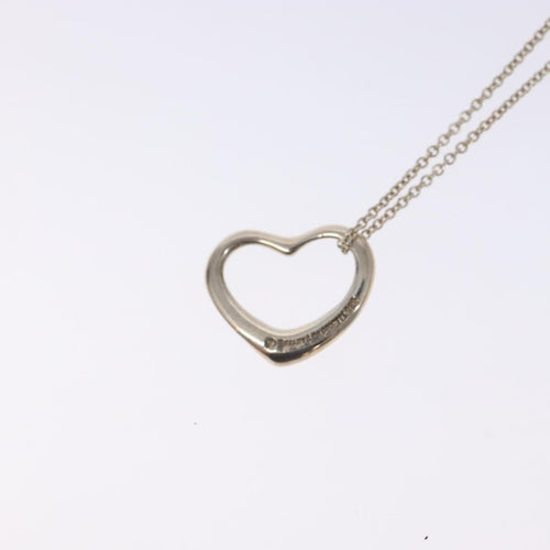 Collier Tiffany & Co. Elsa Peretti Open Heart Pendant Necklace Sterling Silver 58 Facettes pd2677