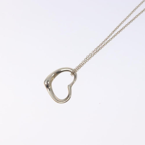 Collier Tiffany & Co. Elsa Peretti Open Heart Pendant Necklace Sterling Silver 58 Facettes pd2677