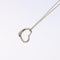 Collier Tiffany & Co. Elsa Peretti Open Heart Pendant Necklace Sterling Silver 58 Facettes pd2677