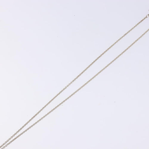 Collier Tiffany & Co. Elsa Peretti Open Heart Pendant Necklace Sterling Silver 58 Facettes pd2677