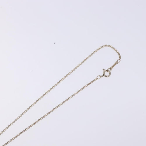 Collier Tiffany & Co. Elsa Peretti Open Heart Pendant Necklace Sterling Silver 58 Facettes pd2677