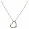 Collier Tiffany & Co. Elsa Peretti Open Heart Pendant Necklace Sterling Silver 58 Facettes pd2677