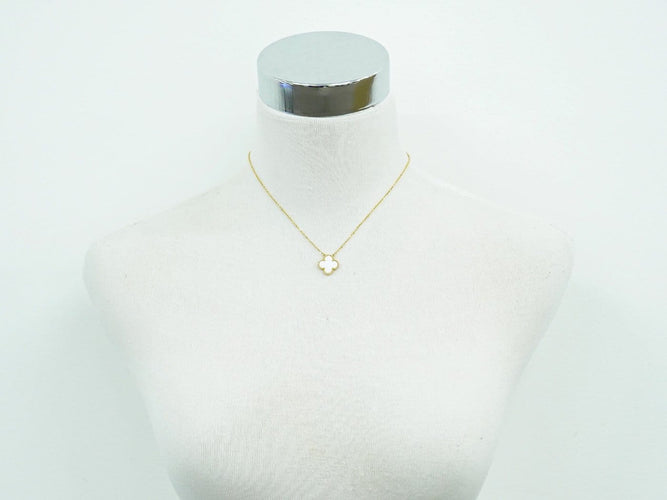 Collier Van Cleef & Arpels Vintage Alhambra - Collier pendentif en or jaune 18K 58 Facettes pczsh8