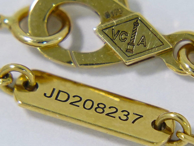 Collier Van Cleef & Arpels Vintage Alhambra - Collier pendentif en or jaune 18K 58 Facettes pczsh8