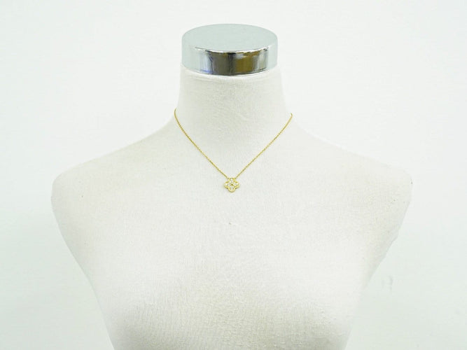 Collier Van Cleef & Arpels - Collier Vintage Alhambra en or jaune et diamants 58 Facettes tj0favf913