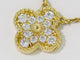 Collier Van Cleef & Arpels - Collier Vintage Alhambra en or jaune et diamants 58 Facettes tj0favf913