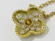 Collier Van Cleef & Arpels - Collier Vintage Alhambra en or jaune et diamants 58 Facettes tj0favf913