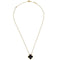 Pendentif Van Cleef & Arpels - Pendentif Magic Alhambra en or rose et onyx 58 Facettes fd2erttt0r