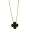 Pendentif Van Cleef & Arpels - Pendentif Magic Alhambra en or rose et onyx 58 Facettes fd2erttt0r