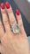 Bague 58 Bague - Aigue-marine verte en or blanc 18 ct 58 Facettes 221/26 B 114/26