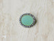 Broche Broche Ancienne Chrysoprase et Diamants sur Or Rose et Argent 58 Facettes
