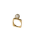 Bague 55 Dinh Van - Bague boule diamant en or jaune 58 Facettes