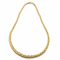 Collier Collier maille palmier en or 18 carats 58 Facettes Collier maille palmier en or