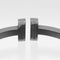 Bracelet Tiffany & Co. - Bracelet T Square en acier noirci 58 Facettes b28ars