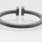 Bracelet Tiffany & Co. - Bracelet T Square en acier noirci 58 Facettes b28ars