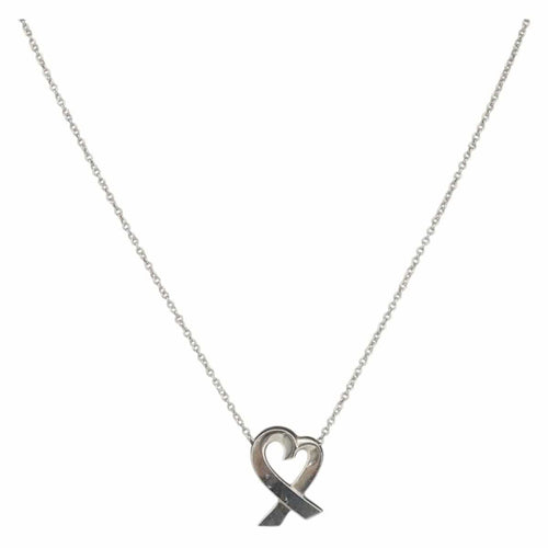 Collier Tiffany & Co. Paloma Picasso - Collier pendentif Loving Heart en argent 58 Facettes vqvbmbasgc