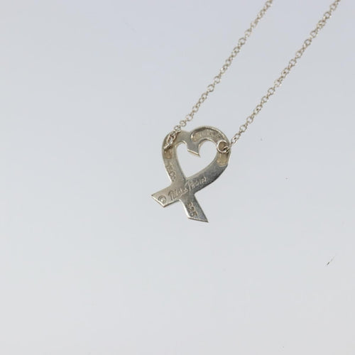 Collier Tiffany & Co. Paloma Picasso - Collier pendentif Loving Heart en argent 58 Facettes vqvbmbasgc