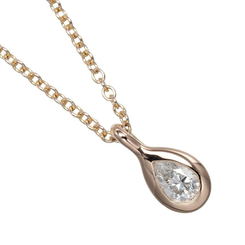 Collier Tiffany & Co. - Collier By the Yard en or rose avec diamant 58 Facettes a7ng43