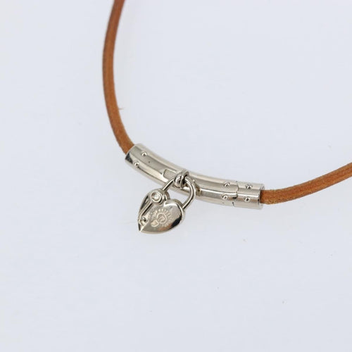 Collier Hermès - Collier chaîne charm Annee Mediterranee en métal et cuir 58 Facettes h61iwxhvam