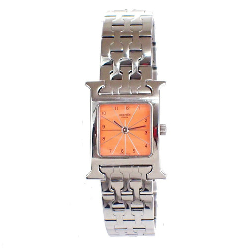 Hermès Heure H - Quarzuhr aus Edelstahl 