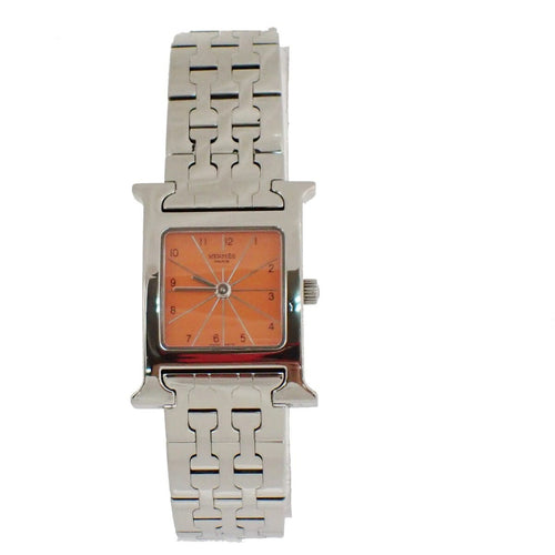 Hermès Heure H - Quarzuhr aus Edelstahl 
