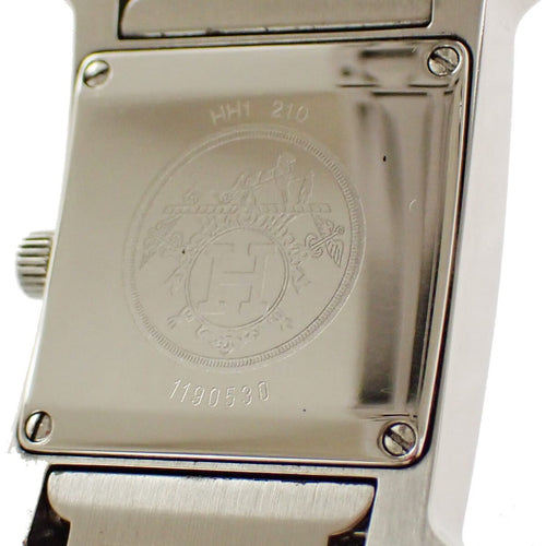 Hermès Heure H - Quarzuhr aus Edelstahl 