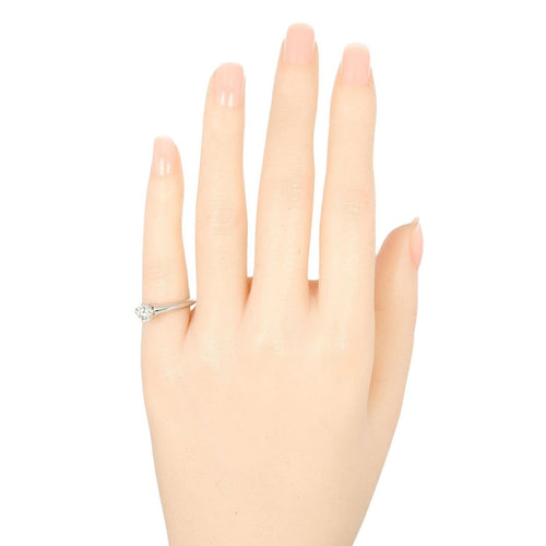 Bague 48 Tiffany & Co. - Bague solitaire Tiffany Setting en platine et diamant 58 Facettes s4huzq