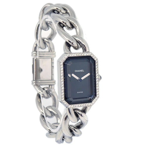Montre Chanel - Montre Premiere à chaîne quartz en acier inoxydable et diamants 58 Facettes zouk9w