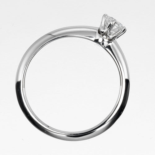Bague Tiffany & Co. - Bague Tiffany Setting en platine avec diamant RBC 58 Facettes q98j35