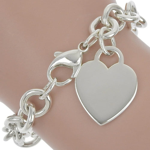 Bracelet Tiffany & Co. - Bracelet Return To Tiffany Heart Tag en argent 58 Facettes hecdn7