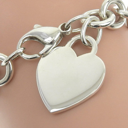Bracelet Tiffany & Co. - Bracelet Return To Tiffany Heart Tag en argent 58 Facettes hecdn7