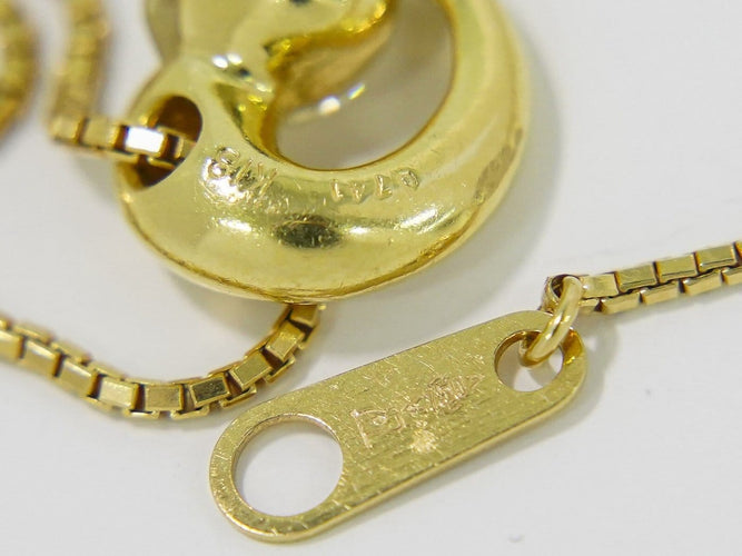 Collier Tiffany & Co. - Collier pendentif cœur en or jaune et diamants 58 Facettes epypy2