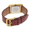 Montre Hermès Medor - Montre quartz en métal plaqué or et cuir 58 Facettes uuup2f