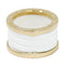 Bague 49 Bvlgari B.zero1 - Bague trois rangs en or jaune 18K et céramique 58 Facettes lud6fod17y