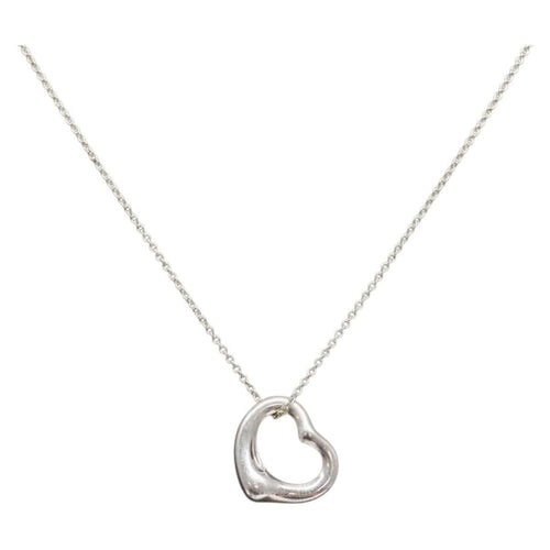 Collier Tiffany & Co. Elsa Peretti - Collier Open Heart en argent 58 Facettes ixhnar