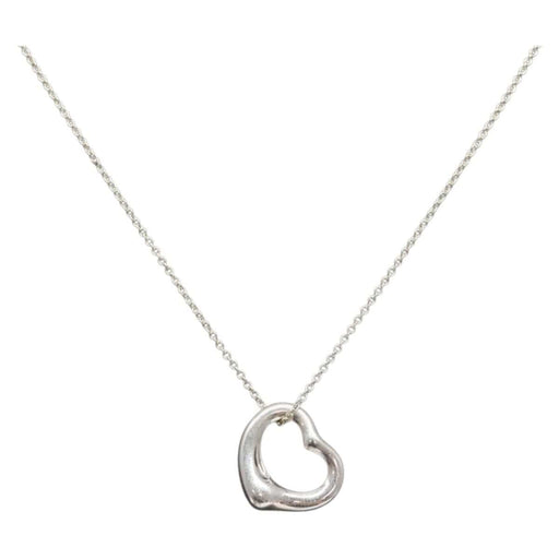 Collier Tiffany & Co. Elsa Peretti - Collier Open Heart en argent 58 Facettes ixhnar