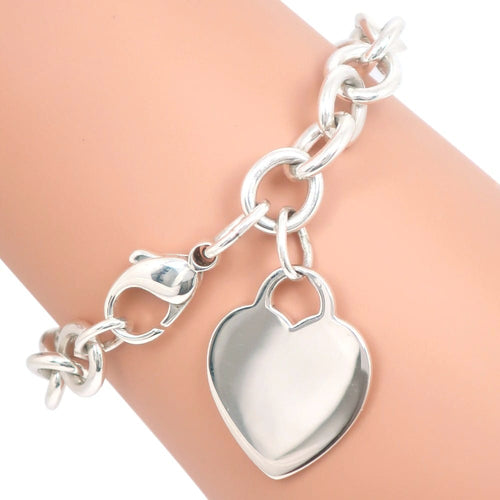 Bracelet Tiffany & Co. - Bracelet Return to Tiffany Heart Tag en argent sterling 58 Facettes qzc20w
