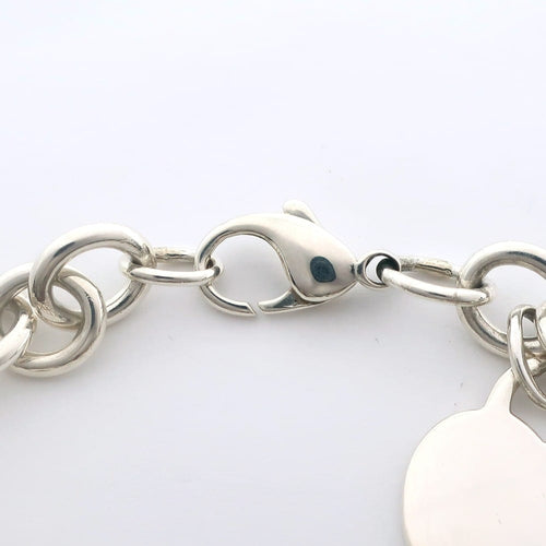 Bracelet Tiffany & Co. - Bracelet Return to Tiffany Heart Tag en argent sterling 58 Facettes qzc20w