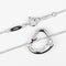 Pendentif Tiffany & Co. Elsa Peretti - Pendentif Open Heart en argent avec saphir rose 58 Facettes rkc4e0