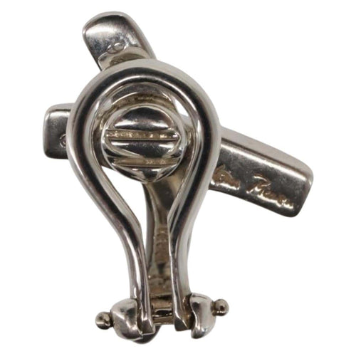 Boucles d'oreilles Tiffany & Co. Paloma Picasso Graffiti X Clip-On Earrings Silver 58 Facettes bc6s16x00z