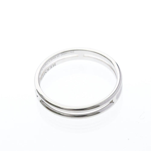 Bague 58 Hermès Ariane - Bague alliance en or blanc 18K 58 Facettes r7mobb37x8