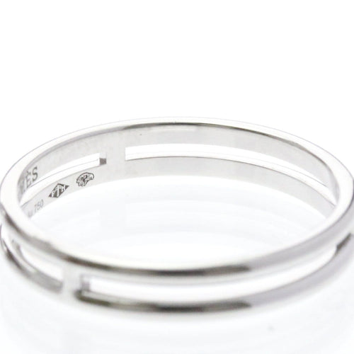 Bague 58 Hermès Ariane - Bague alliance en or blanc 18K 58 Facettes r7mobb37x8