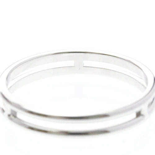 Bague 58 Hermès Ariane - Bague alliance en or blanc 18K 58 Facettes r7mobb37x8